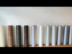 Folha amarela 0.05mm-0.50mm do PVC da cor sólida para a coberta da mobília